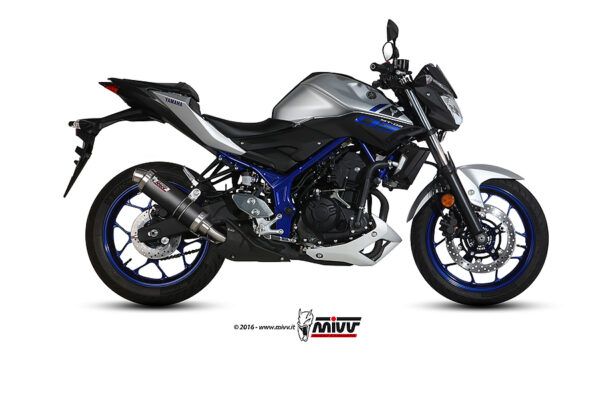 Escape Mivv Slip-On GP carbon Yamaha MT-03 2016-24