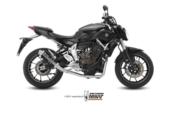 Escape Mivv Full system 2x1 GP carbon Yamaha MT-07 / FZ-07 2014-24