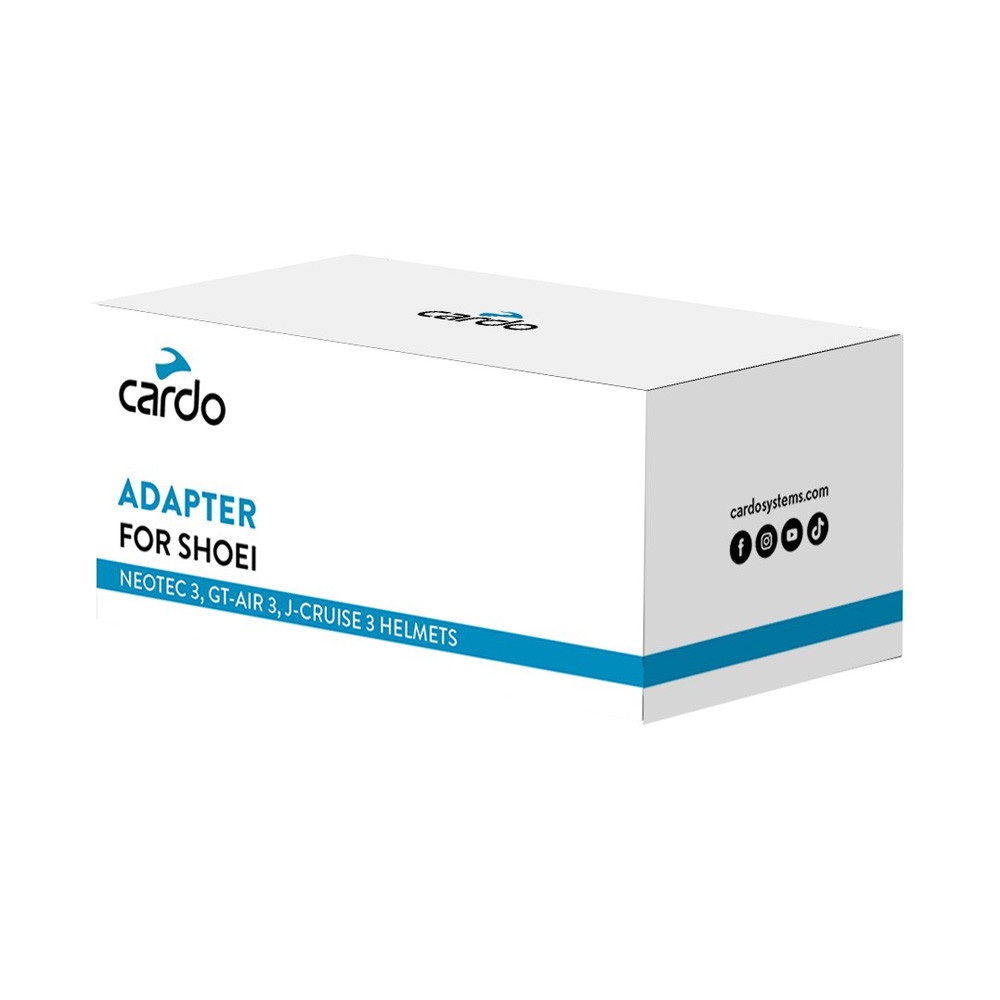 ADAPTADOR CARDO PACKTALK EDGE / NEO / CUSTOM / PRO CASCO SHOEI GT-AIR 3 / NEOTEC 3 / J-CRUISE 3