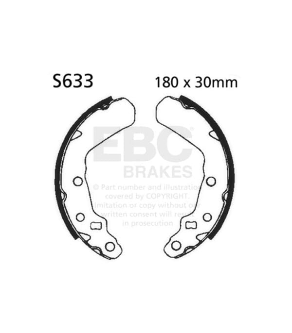 Zapatas de freno estándar EBC para SUZUKI S633