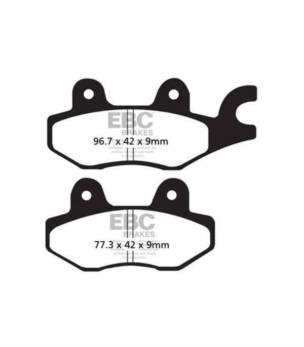 Pastillas de freno orgánicas scooter serie SFA EBC para KYMCO y LEXMOTO SFA197