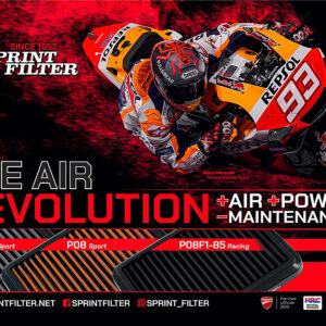 Sprint Filter Special R Filtro especial de aire MV Agusta F3 2012> (Filtro Aire Carbono)
