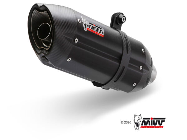 Escape Mivv Slip-On Suono black con tapa carbono Honda CBR 600 F 2011-13 / Hornet 600 2007-13